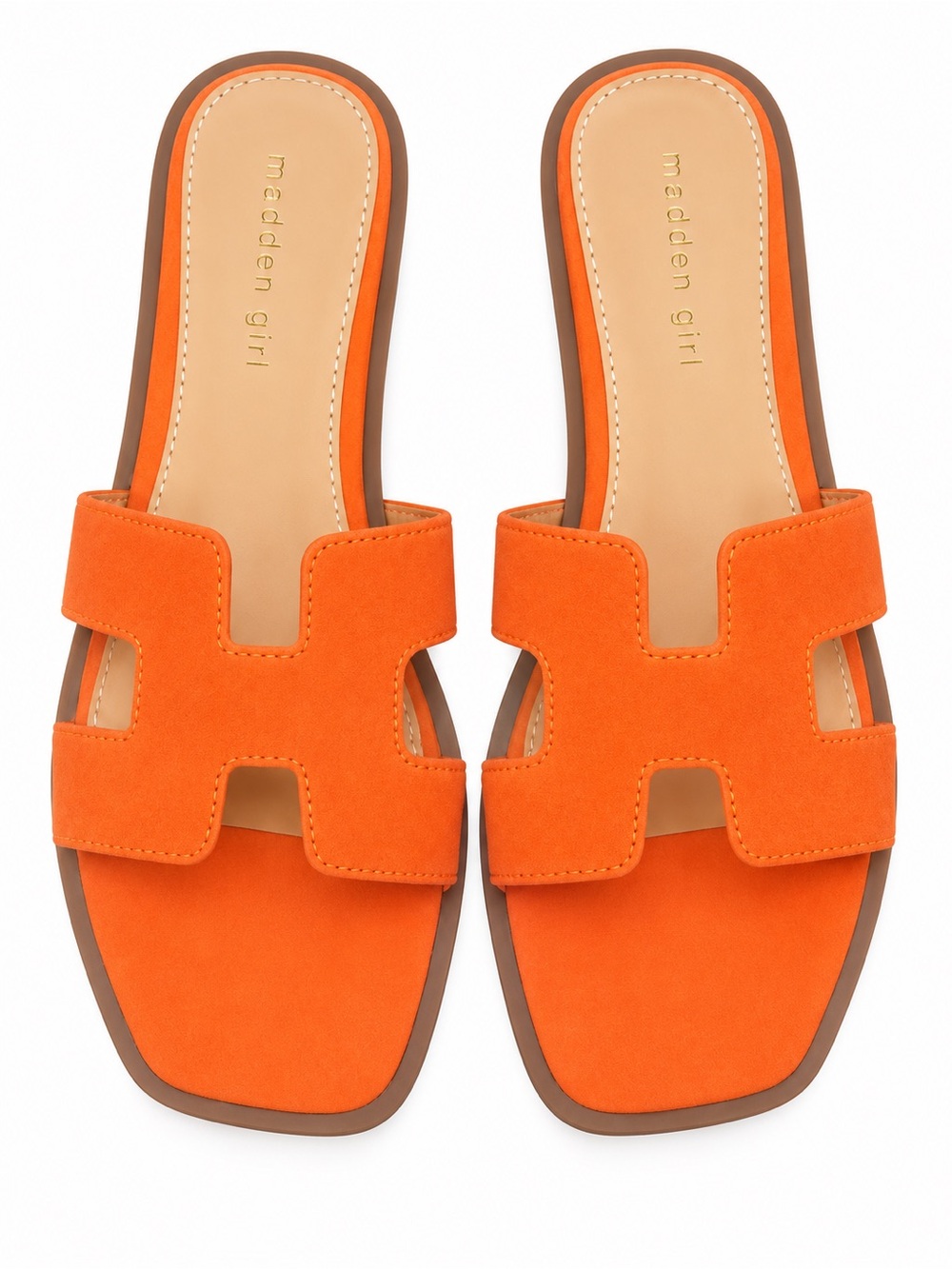 Madden girl orange sandals